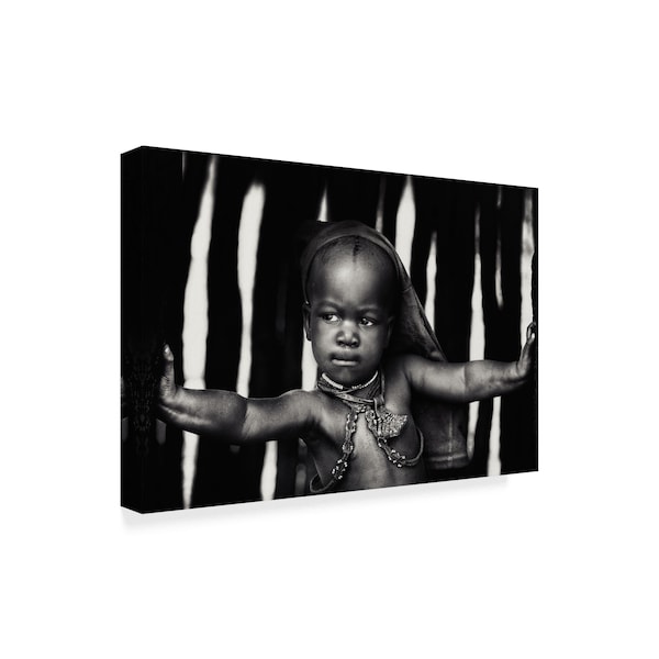 Piet Flour 'The Kid' Canvas Art,12x19